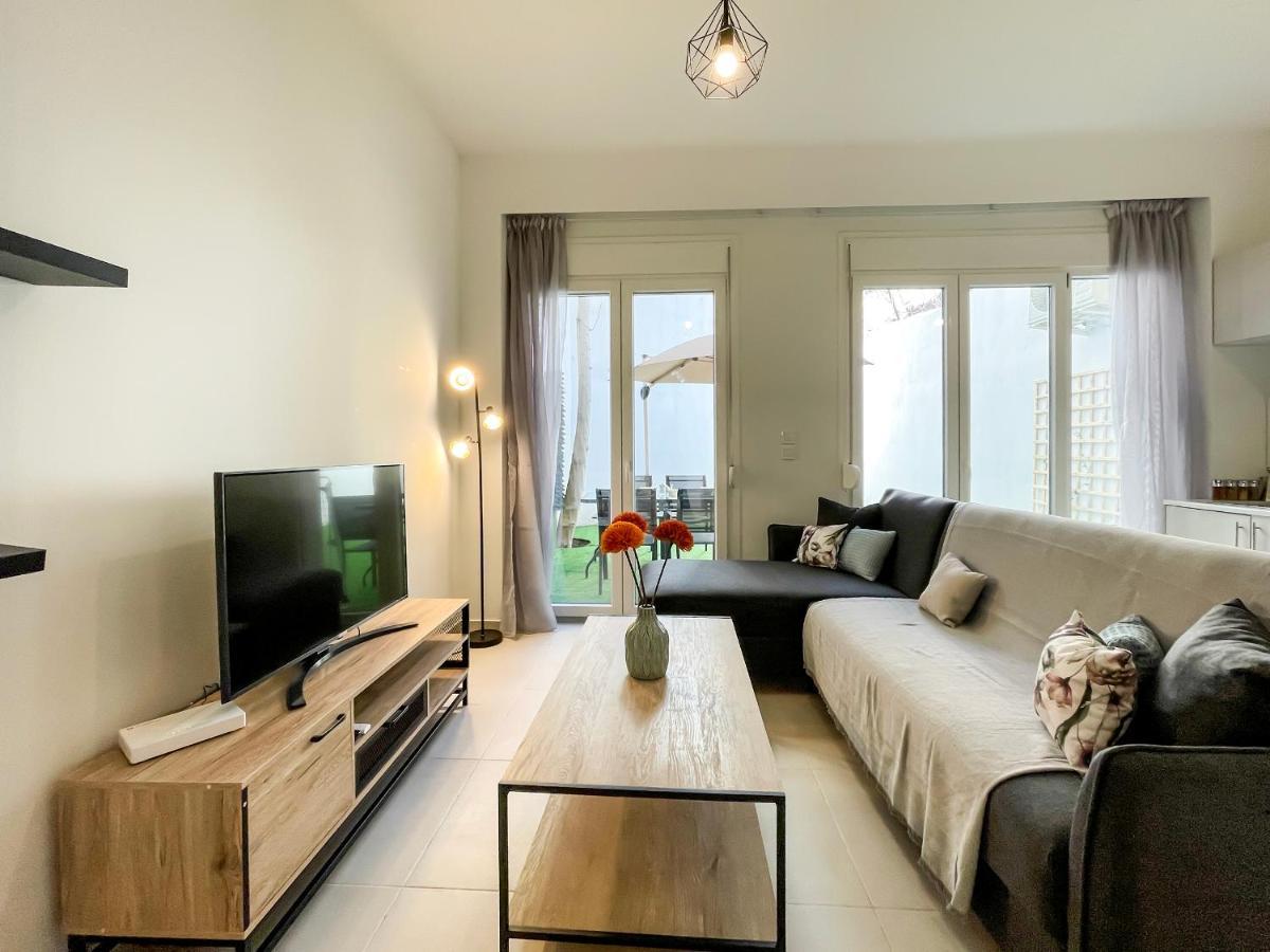 雅典Soho Modern 55Sqm Studio With Secret Garden公寓 外观 照片