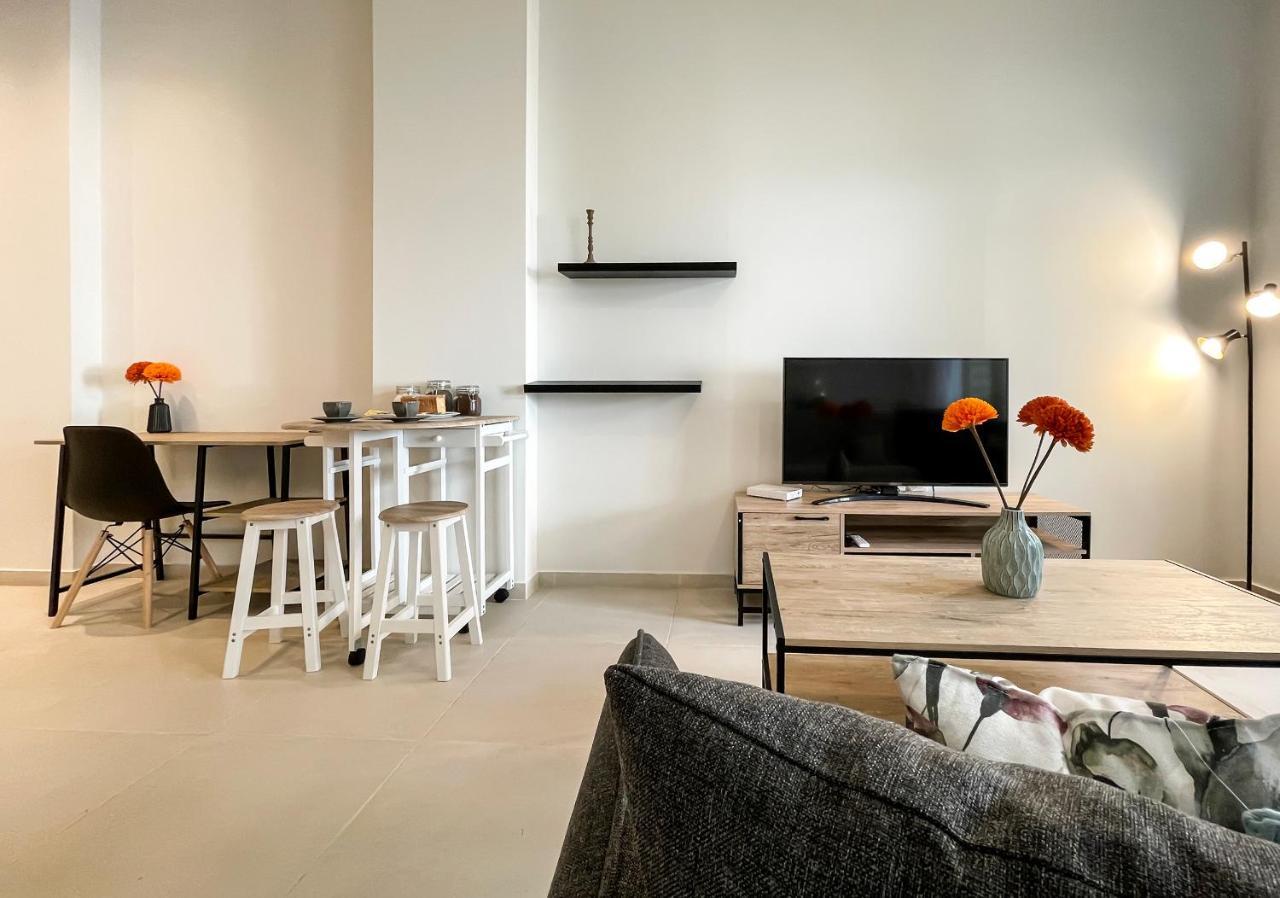 雅典Soho Modern 55Sqm Studio With Secret Garden公寓 外观 照片