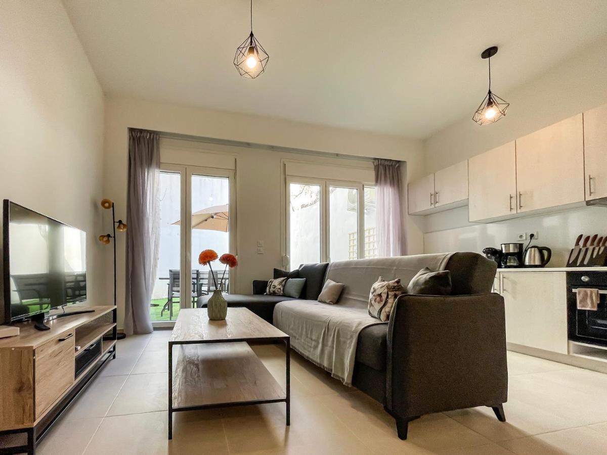 雅典Soho Modern 55Sqm Studio With Secret Garden公寓 外观 照片