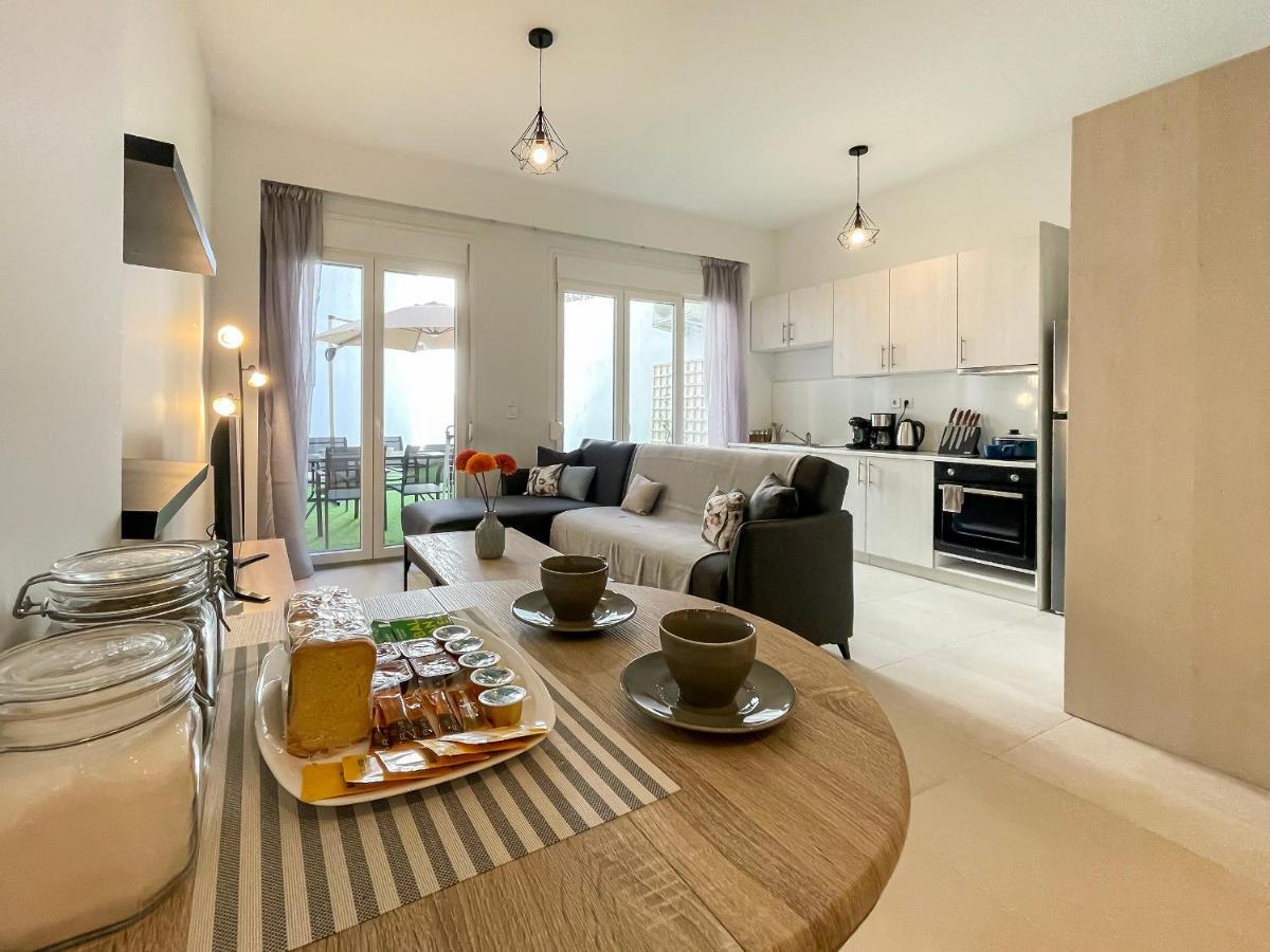 雅典Soho Modern 55Sqm Studio With Secret Garden公寓 外观 照片